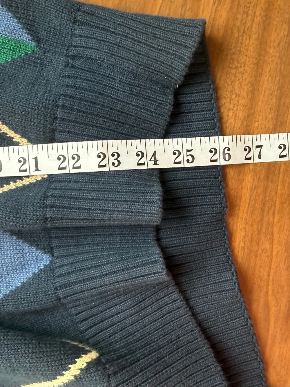 Men's Greenwich Argyle V-Neck Sweater Vest